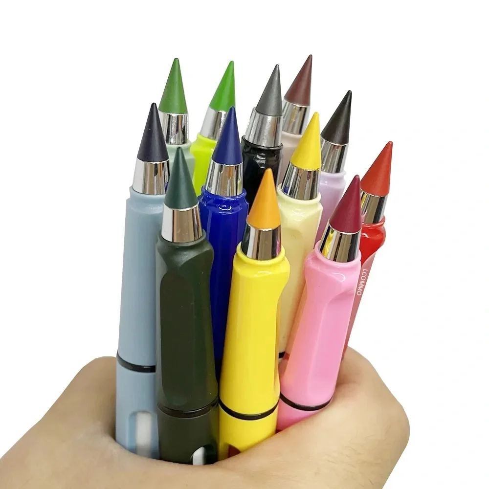 Set of Four colored pencils Assorted Colors